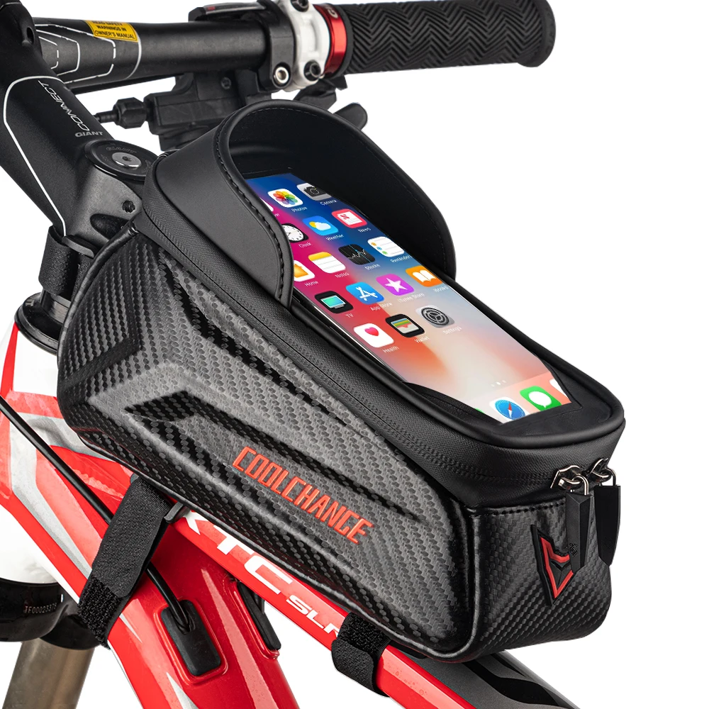 

Велосипедная сумка, водонепроницаемая велосипедная сумка для сенсорных экранов, верхняя передняя рама для горных велосипедов, дорожная ве...