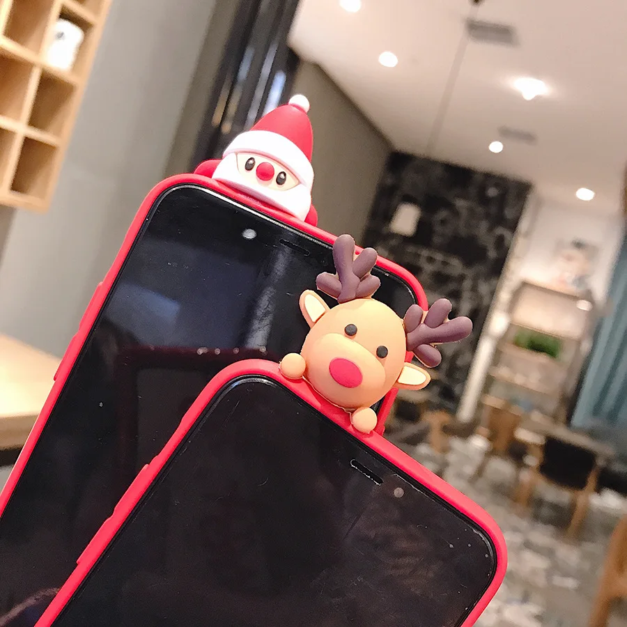 Коробка Рождественские Чехол для мобильного телефона iPhone 11 PRO MAX 7/6/6S/7s 8 Plus X XS XR