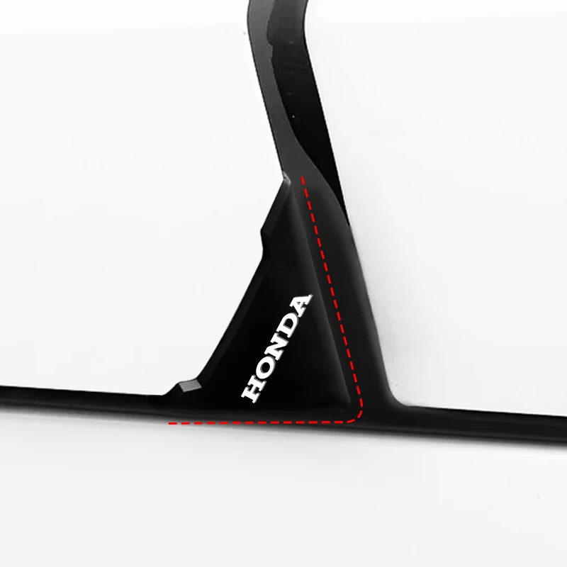 

2PCS Car Logo Door Corner Cover 90 Degree Angle Corners Bumper Crash Accessories For Honda Civic Varadero Fit 1000 Adv 750 Forza