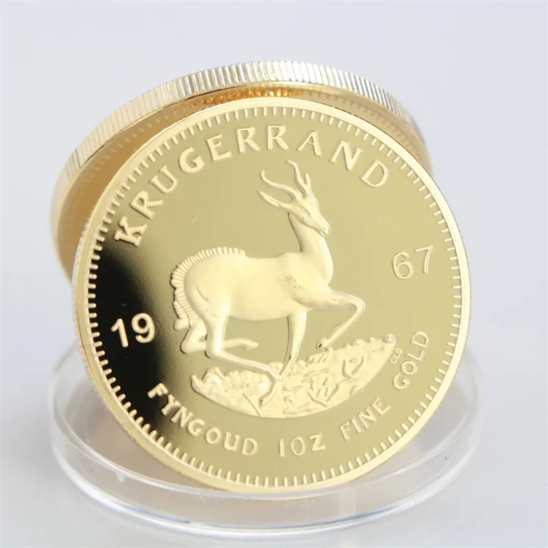 

South Africa Saudi Africa Krugerrand Gold Coin Paul Kruger Collectible Coins