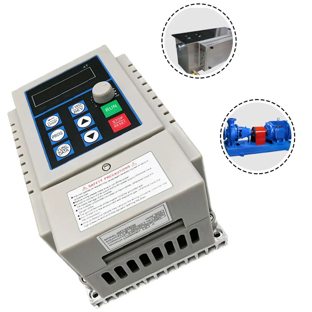 Новый двигатель Скорость регулятор инвертор переменной частоты AT1 0750X 0.75kw 220 В