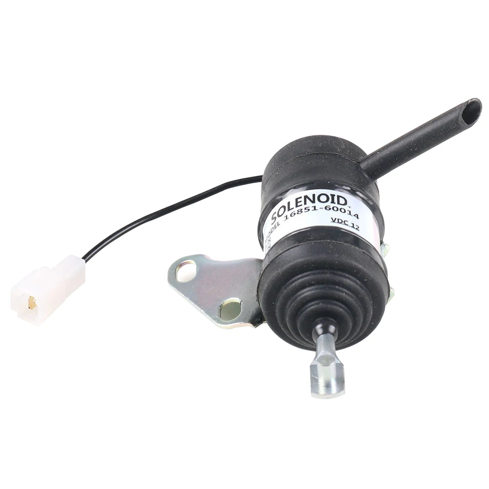 16851-60014 Mower Tractor Solenoid Fuel Shut Off Aluminum Alloy Universal Anti Corrosion Engine Accessories For Kubota |