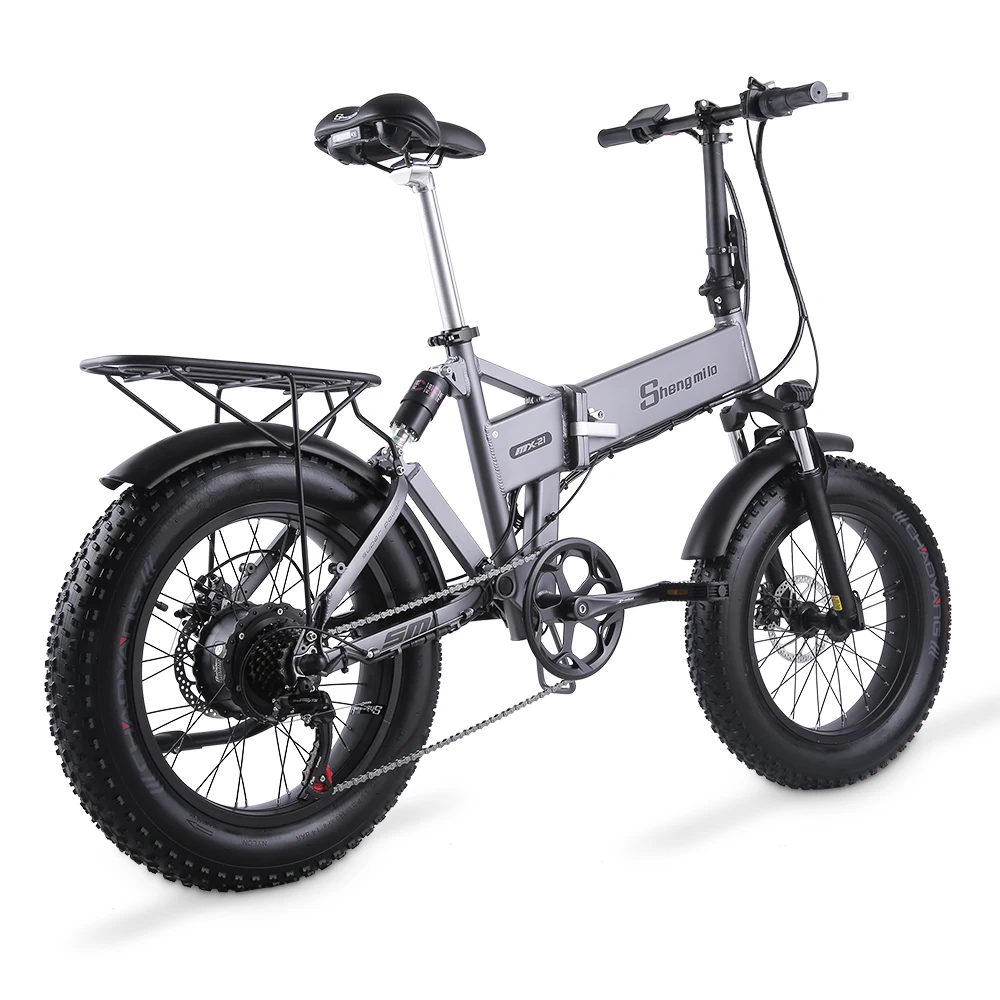 Online MX21 Falten Elektro-bike 500W 4,0 Fett Reifen Herren Frauen Ebike 48v Mountainbike Elektrische Fahrrad Strand Cruiser Bike