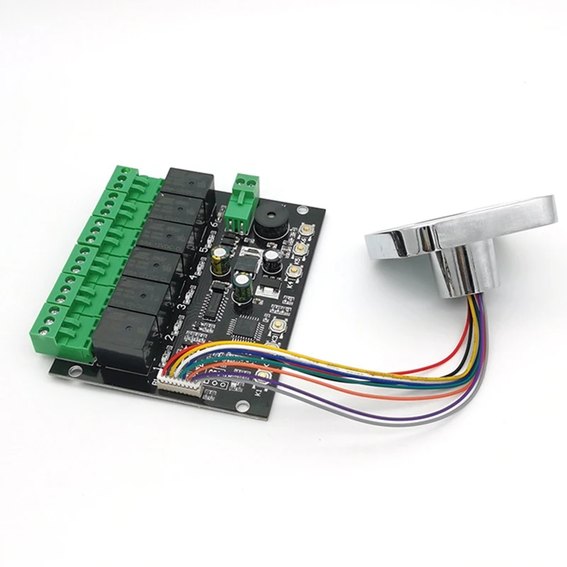 K219-B отпечатков пальцев пароль печатная плата 6 реле Выход Управление