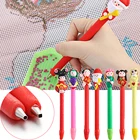 Алмазная ручка 5D для вышивки, квадратнаякруглая ручка для алмазной мозаики, мультяшная ручка для рукоделия, инструменты для вышивки картин со стразами