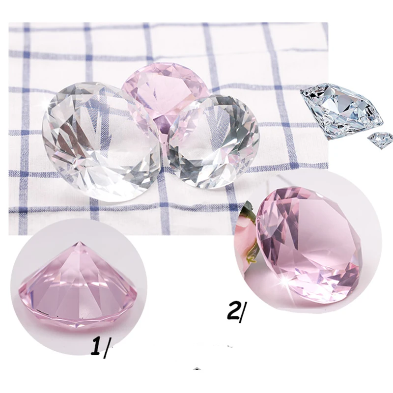 Дисплей для дизайна ногтей 60 мм 80 Хрустальное стекло декоративный реквизит