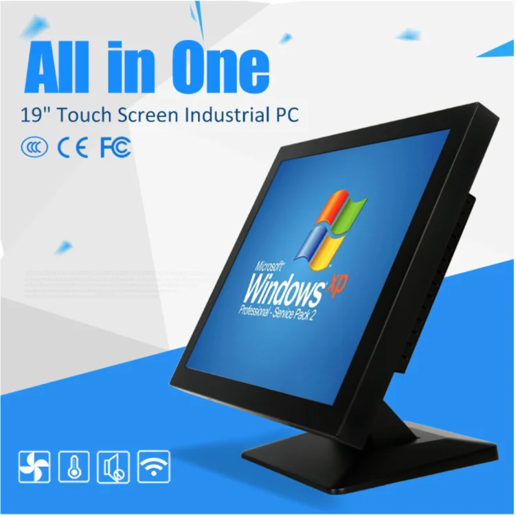 2018 stand / wall mount display signage 15 15.6 inch smart board touch screen mini pc / computer enlarge