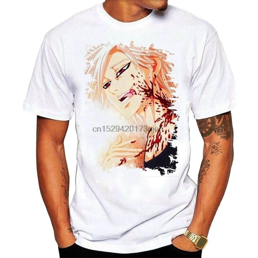 Семь смертных грехов Мужские повседневные хлопковые футболки модные круглый