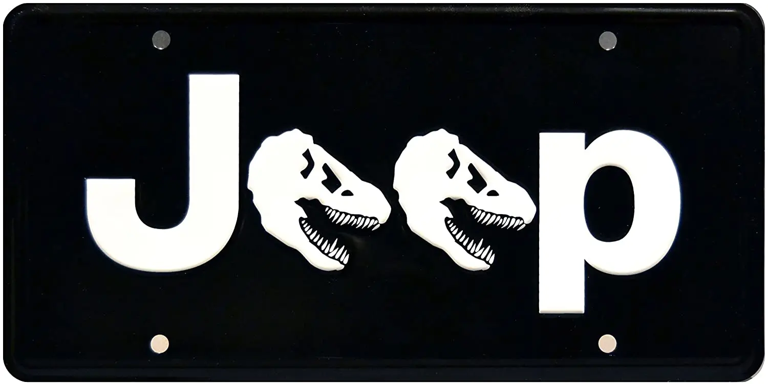 

Celebrity Machines Jurassic Park | Metal Printing License Plate