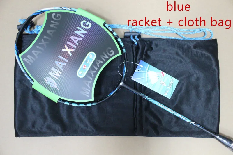 blue cloth bag TK-ONIGIRI ракетки для бадминтона высокого класса нано-карбоновое Подруливающее устройство к onigiri ракетка для бадминтона - Цвет: blue cloth bag