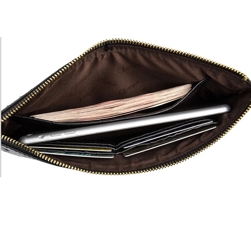 Страуса узор из натуральной коровьей кожи Сумка конверт мужская сумка женские