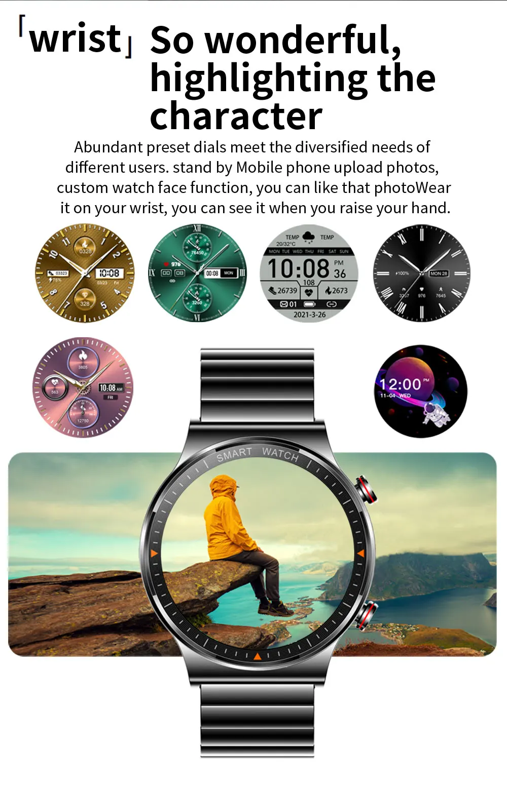 Смарт-часы AMOLED TK68 мужские 454*454 HD экран 1 39 дюйма Bluetooth IP68 пульсометр | Электроника