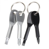 camping tactical first aid items outdoor edc portable emergency gadgets keychain dual use screwdriver set