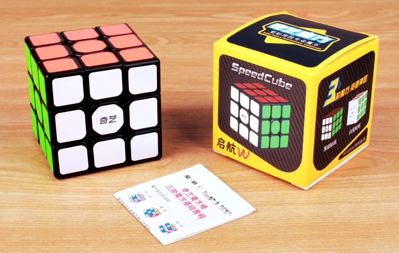 QiYi парус W 3x3x3 скоростной магический куб черный профессиональный кубик-Головоломка Развивающие игрушки для детей подарок Cubo Magico 3x3
