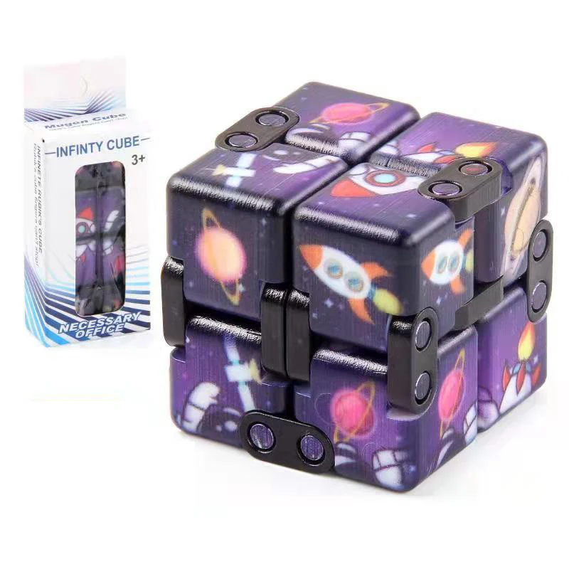 Волшебный куб фиджет-зеркало антистресс рельефный Творческий бесконечный