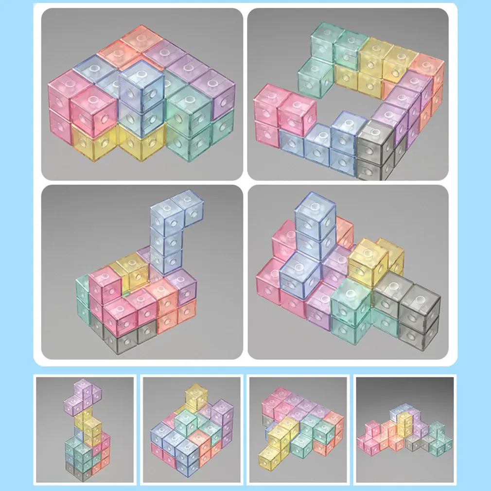 

Cube Magnetic Blocks Suitable for Kids Children Imagination Learning Space Magnets Blocks Building Toys