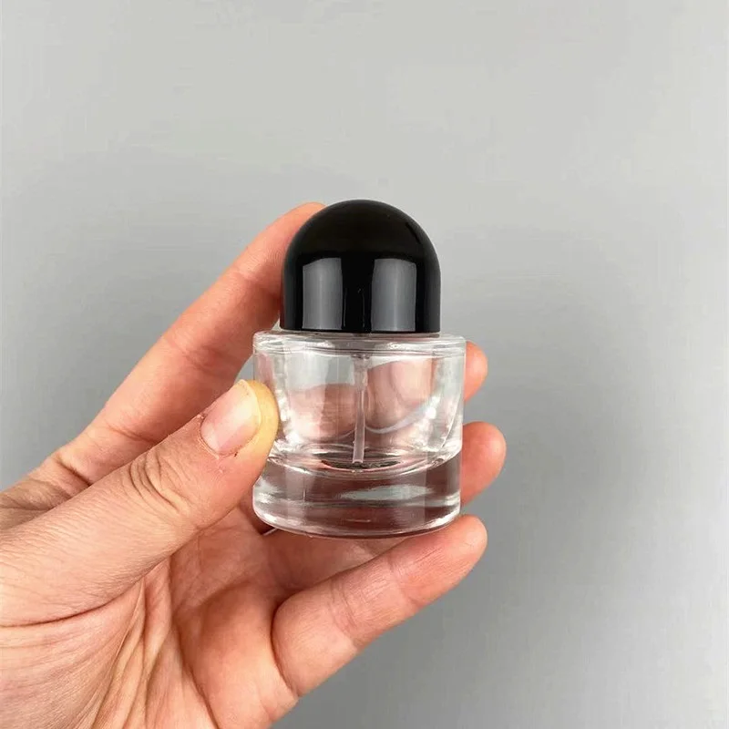 New 30ML Glass Atomizer Perfume Bottle Cute Clear Mist Spray Pump Cosmetic Container Refillable Perfume Bottle For Women 15pcs