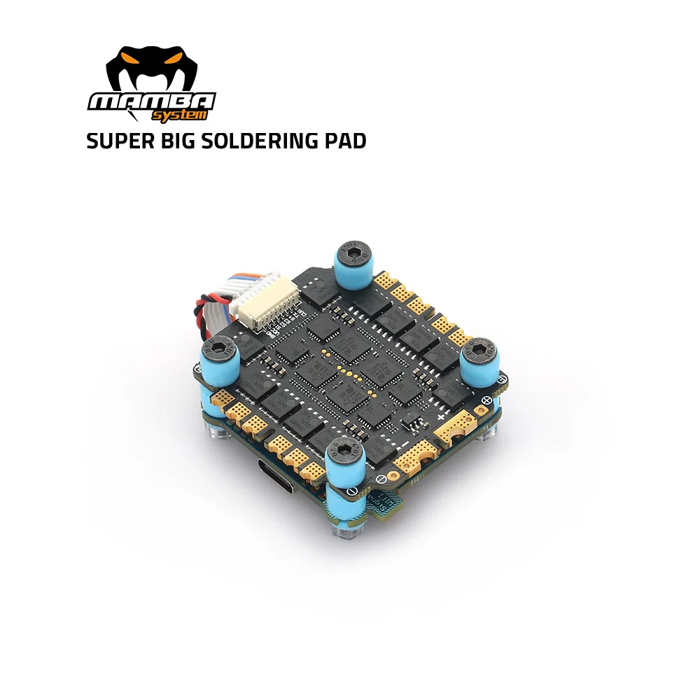 Контроллер полета Diatone MAMBA F722S Betaflight stack OSD 5/9V 2A BEC & 50A 3 6S Blheli_32 Dshot1200 Brushless ESC f722