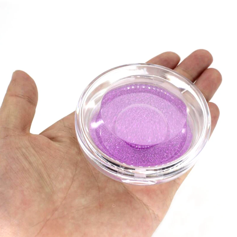 100/200 шт. круглая блестящая фоновая бумага для индивидуальных ресниц коробка