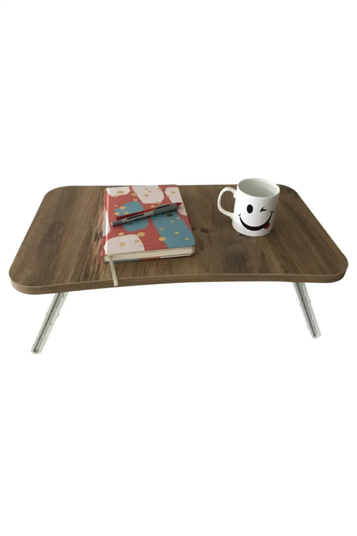 Laptop Stand-Working Breakfast Table-Luxury Natural Walnut wood Production