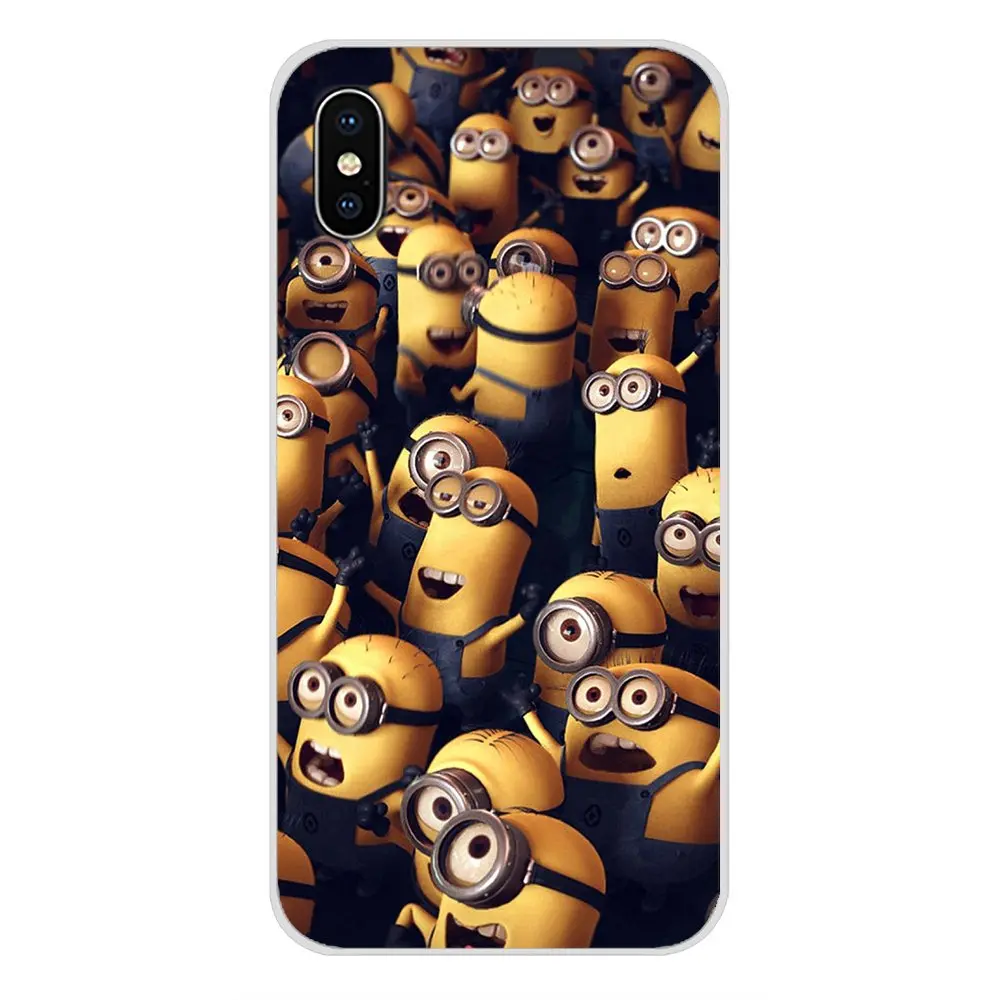 images 11 Для huawei G7 G8 P7 P8 P9 P10 P20 P30 Lite Mini Pro P Smart плюс прозрачная задняя крышка из ТПУ чехла Gru футболка с миньонами для детей; D меня - Цвет: images 11