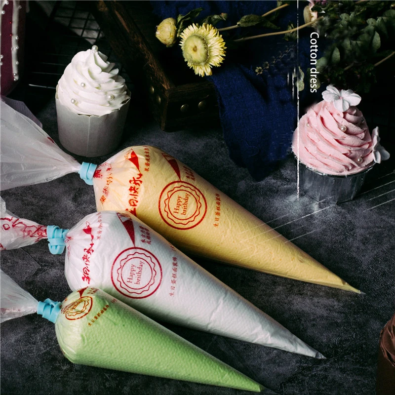 50 шт. Одноразовые кондитерский мешок пакетиков Прозрачная глазурь помадка крем