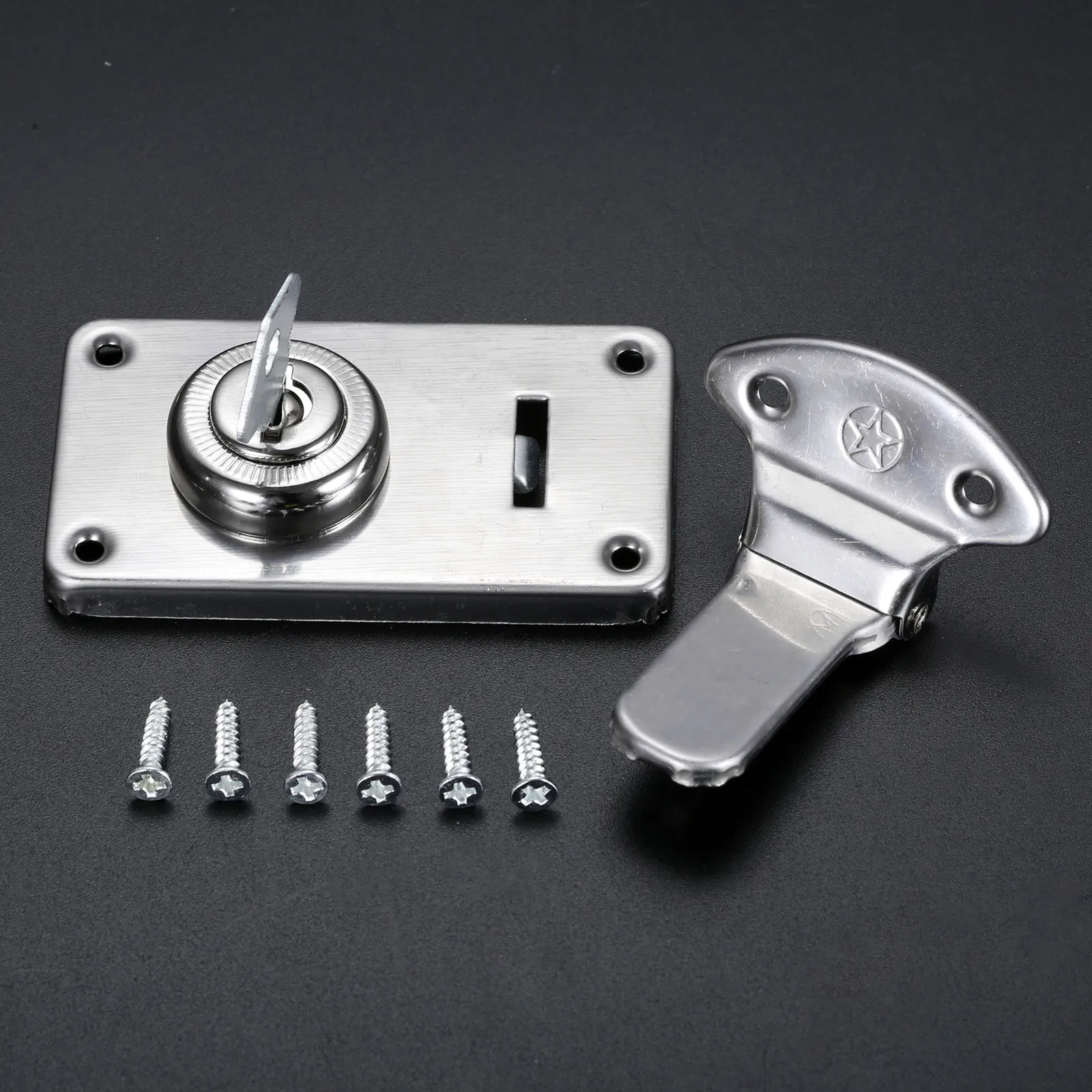 Винтажный замок + серебряная пряжка с ключом переключатель из сплава винтами