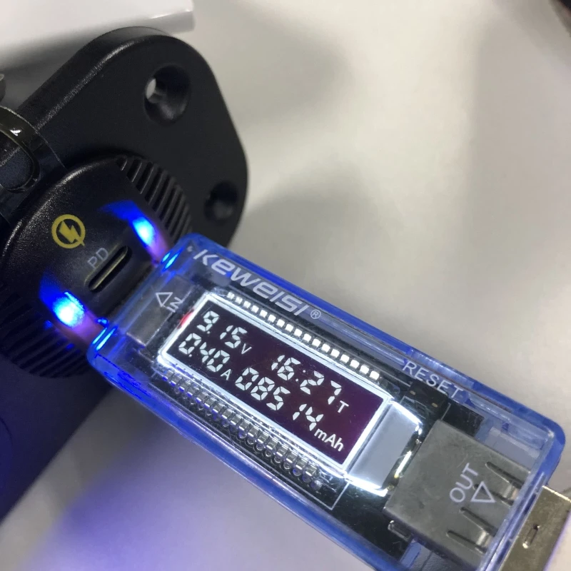 12V 24V автомобиль QC3.0 Тип USB C PD быстрая Зарядное устройство гнездо Панель