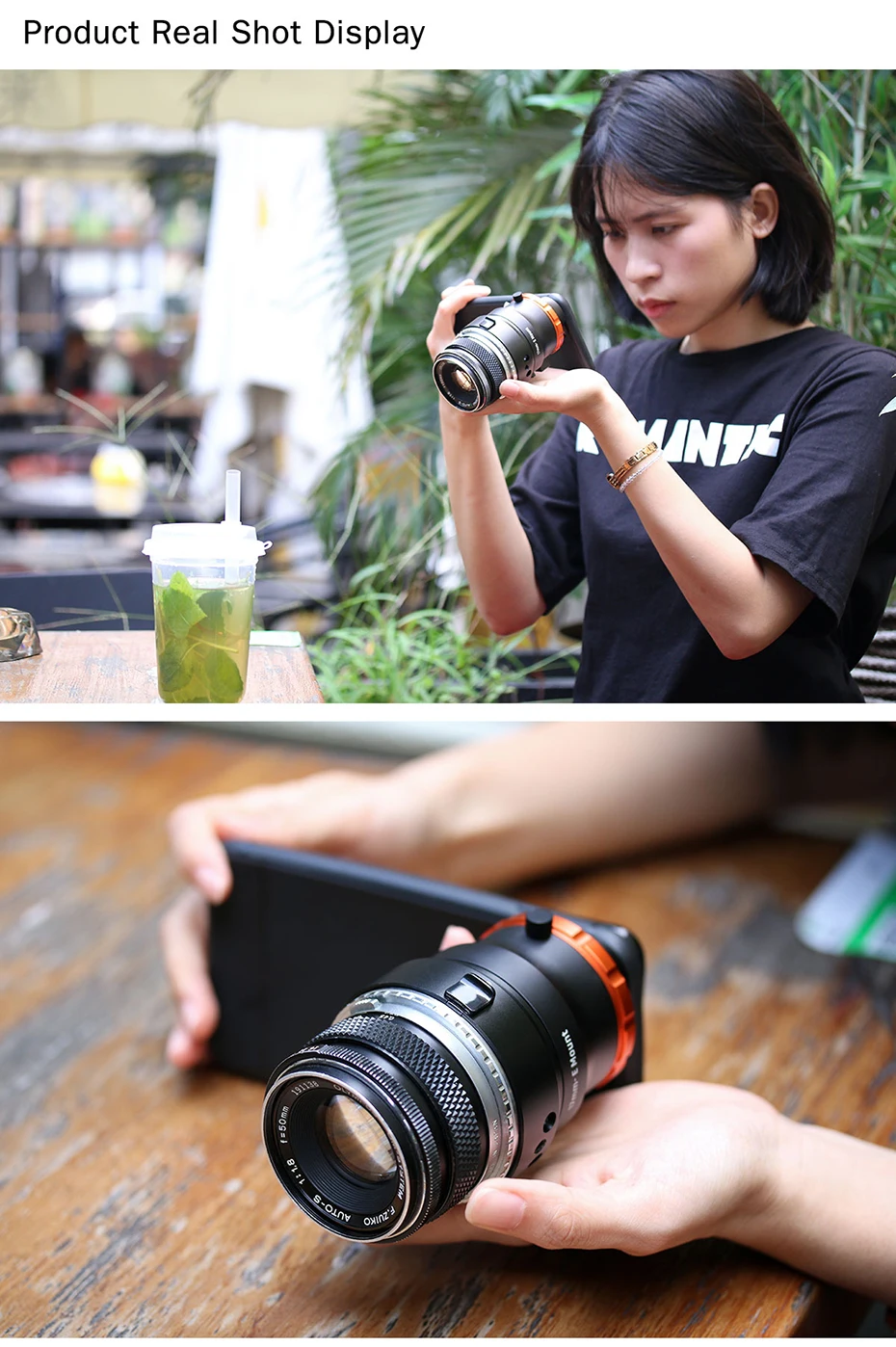 Адаптер Ulanzi DOF E Mount Full Frame camera Lens Adapter адаптер для смартфонов SLR/DSLR& cinema Lens Adapter для телефонов iPhone Andriod