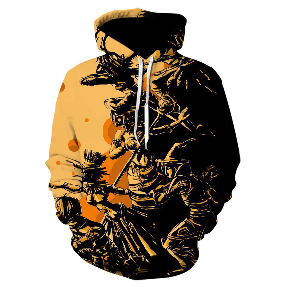 

2021 new autumn/winter fashion 3D casual hoodie Halloween horror fashion men's sweatshirts long sleeves men's wear