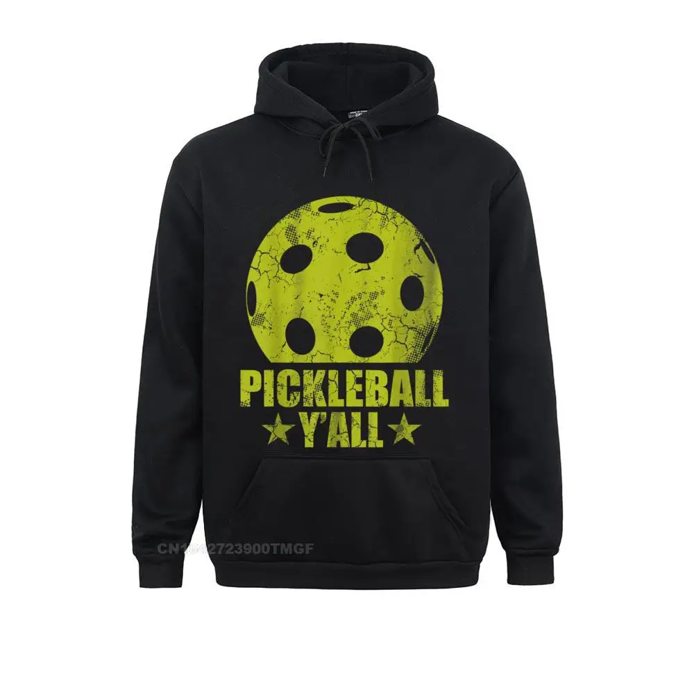 Pickleball Yall Hoodie Funny Print Sweatshirts For Men VALENTINE DAY Hoodies Sportswears Long Sleeve Discount