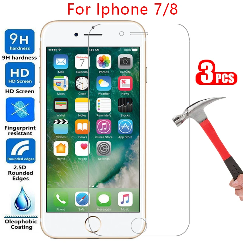 

Защитное закаленное стекло для iphone 7 8, Защита экрана для iphone 78, iphone 7, iphone 8, защитная пленка для iphone
