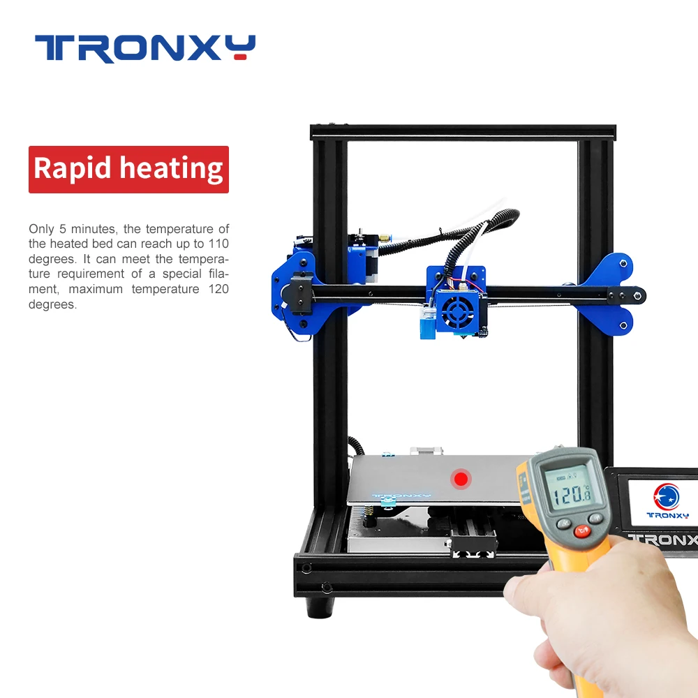 TRONXY повышен 3D принтеры комплект XY 2 PRO печати 255X255X260mm быстрая сборка авто уровень