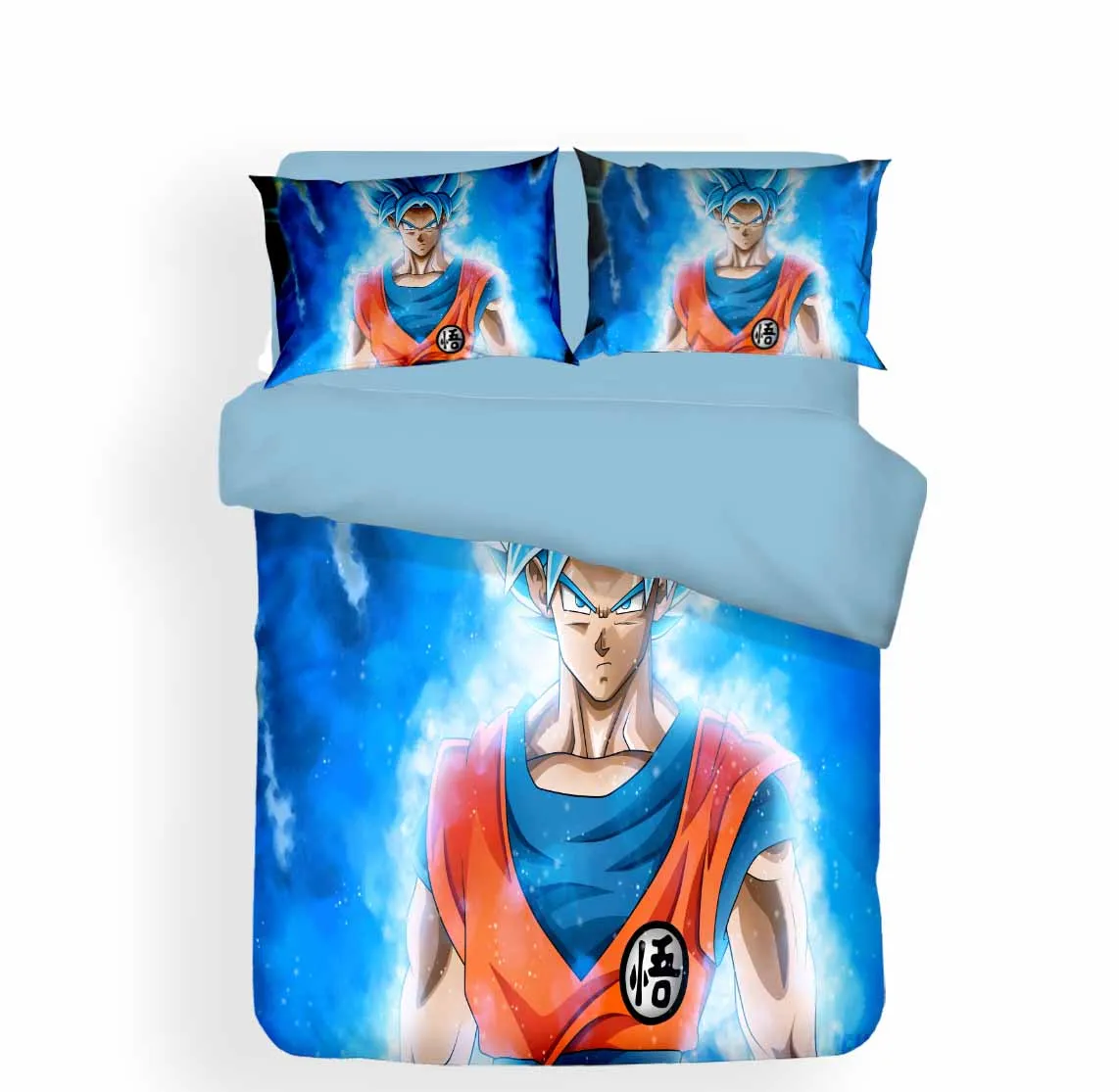 Новые корейские носки из хлопка, хлопковые Dragon Ball Z Комплект постельного белья наволочка близнец полный queen King Размеры для мальчиков и девочек, Комплект постельного белья 2/3 шт. набор пододеяльников
