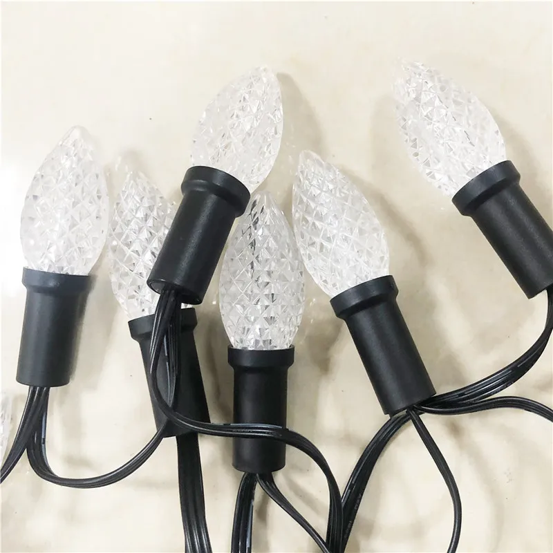 500 узлов адресуемых RGB DC12V WS2811 LED C9 6 дюймов (15 см) IP68 с лучом wu/daniel/xconnect