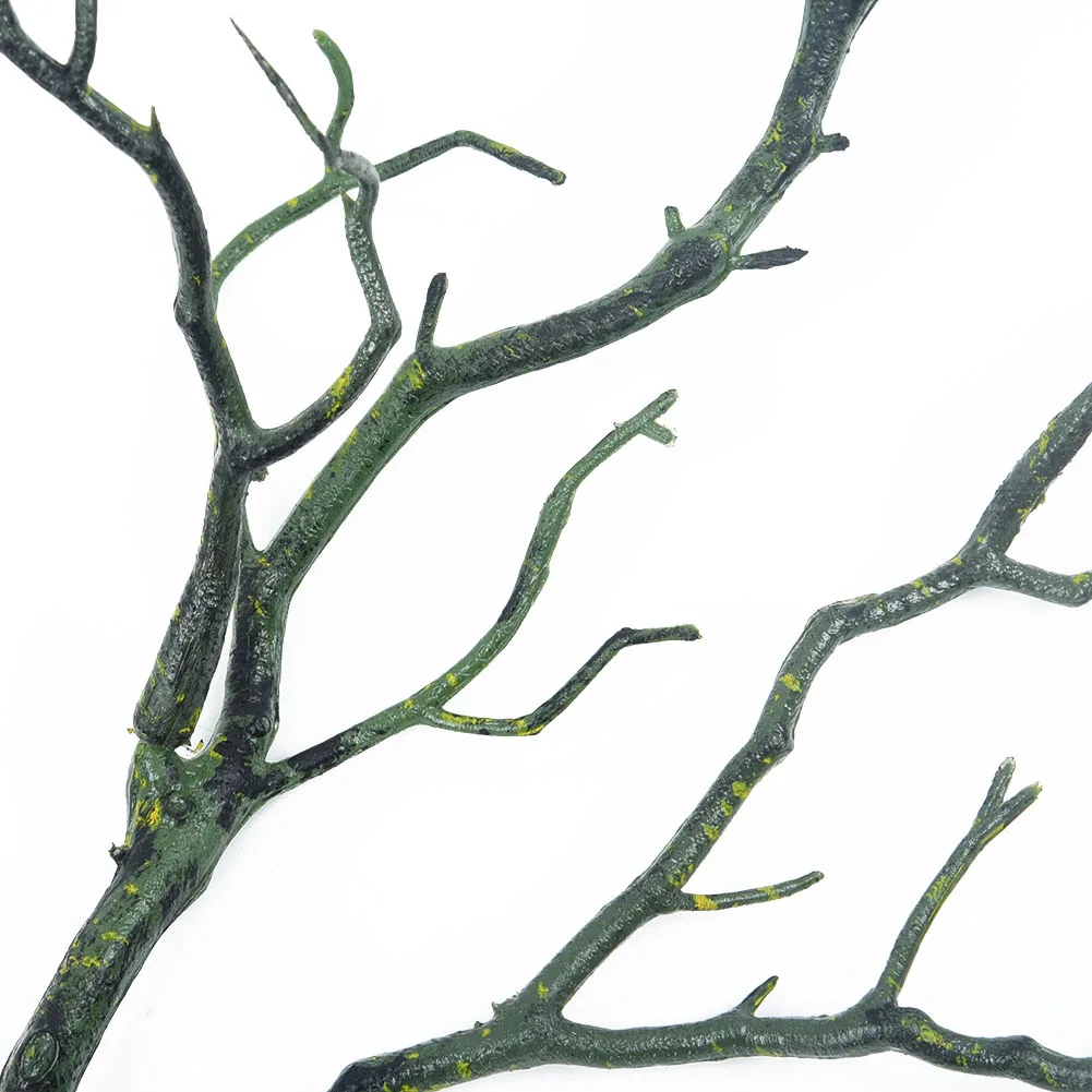 35 см свадебное украшение павлин коралловые ветки пластиковые искусственные