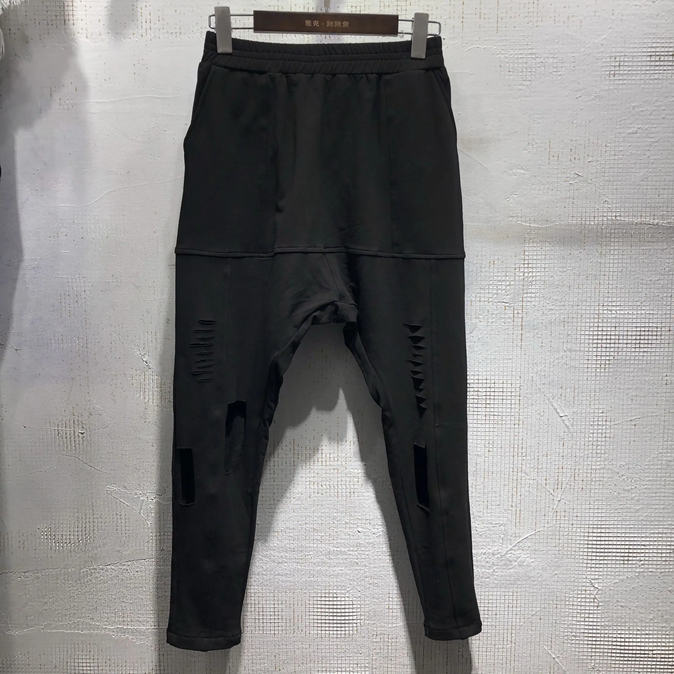 Летние новые модные мужские индивидуальные нестандартные шаровары с