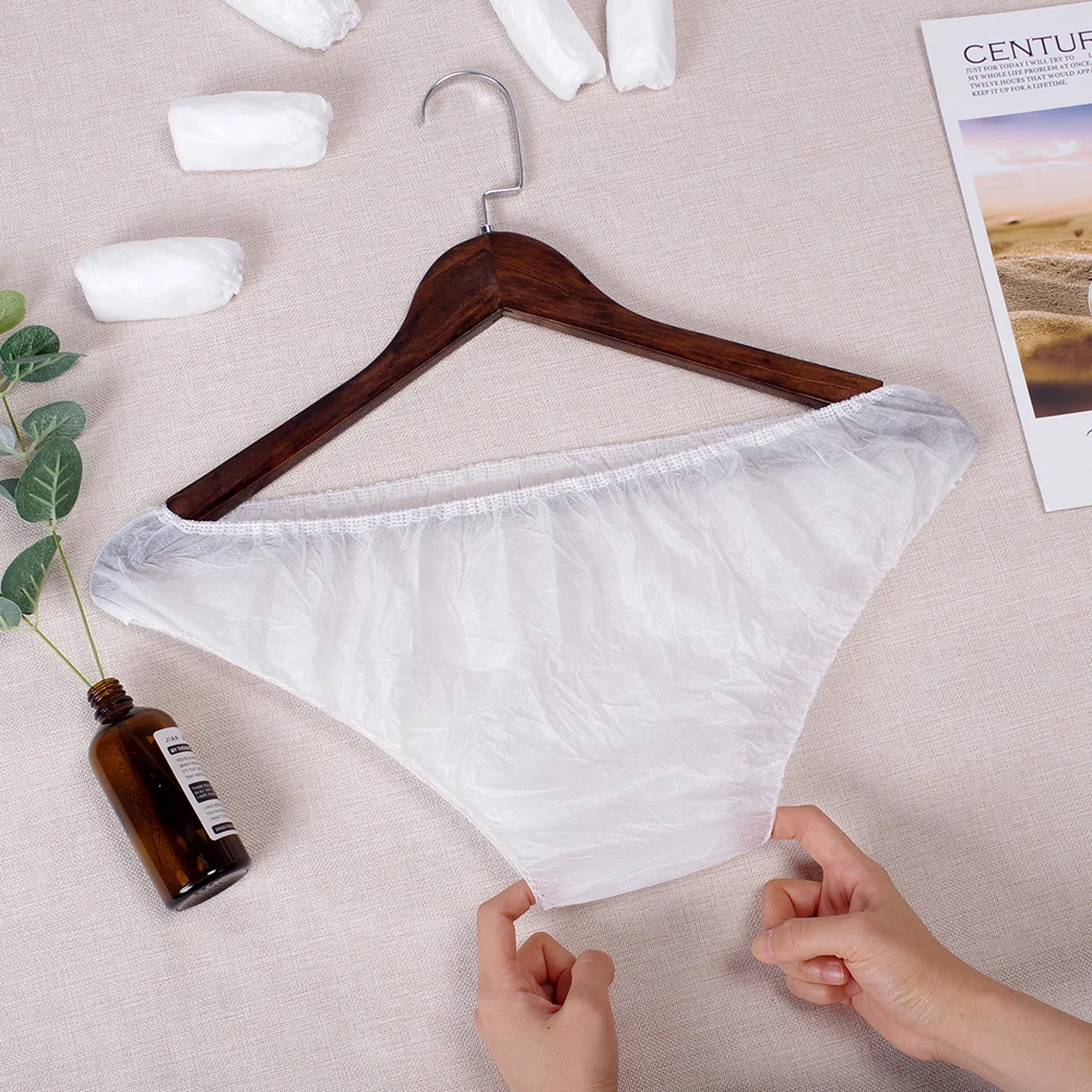 

6x Pregnant Briefs Sterilized Disposable Underwear One Size Clean Intimate Underpant Non Woven Fabric Hotel Travel Beauty Salon