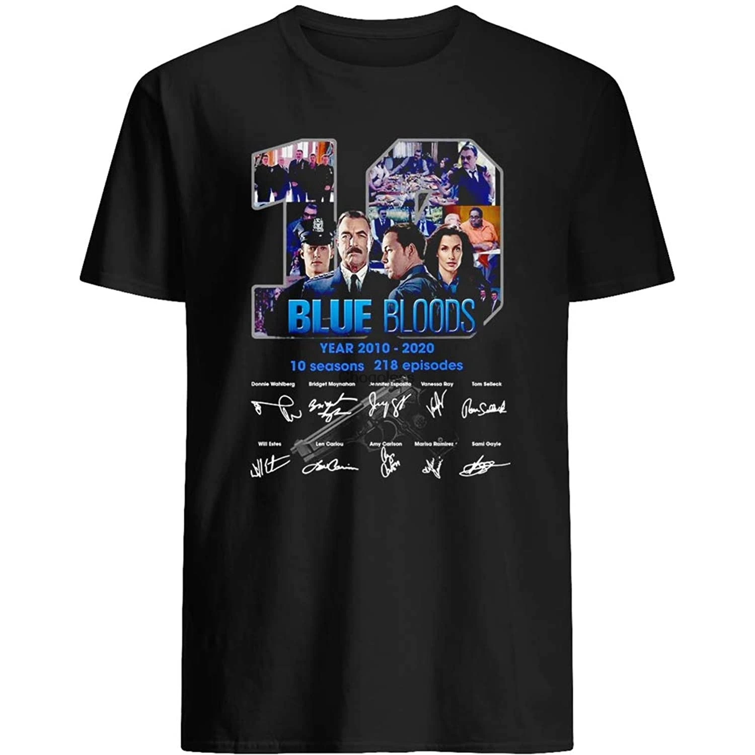 

10 Blue Bloods Year 2010-2020 Drama tv Series Frank Reagan Danny Reagan Gift for Female Women Unisex T-Shirt