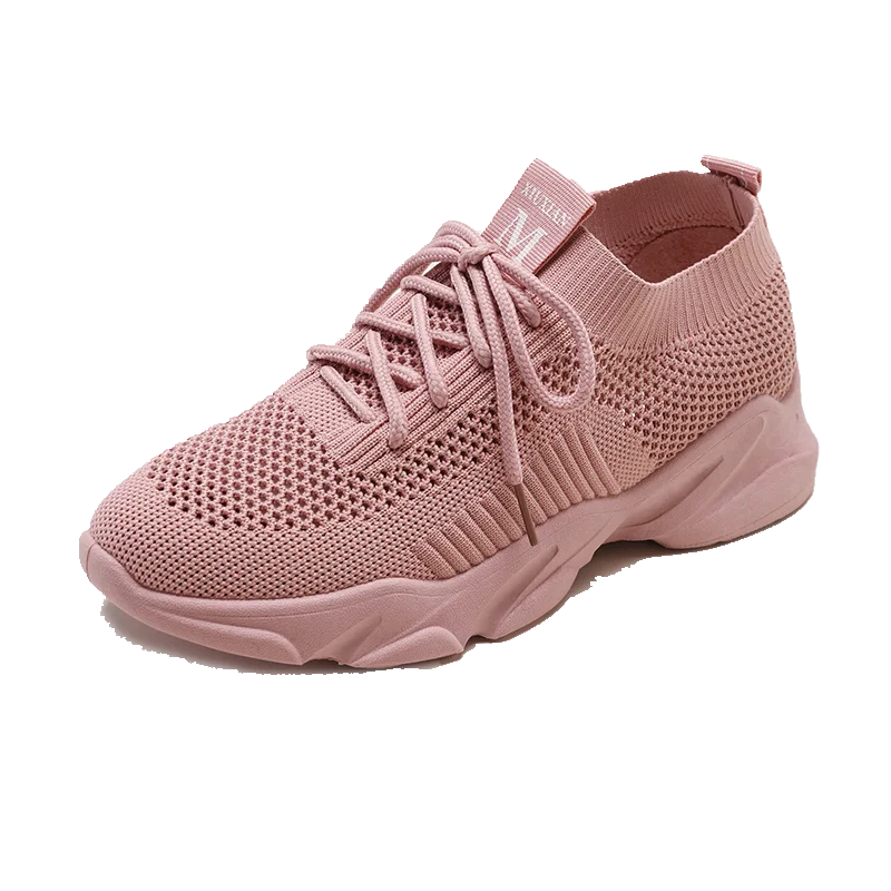 

2020 Fashion Sneakers Women Shoes Summer Knitting Female Sapato Casual Shoes Woman Flats Summer Spring Autumn Lace up Shoes