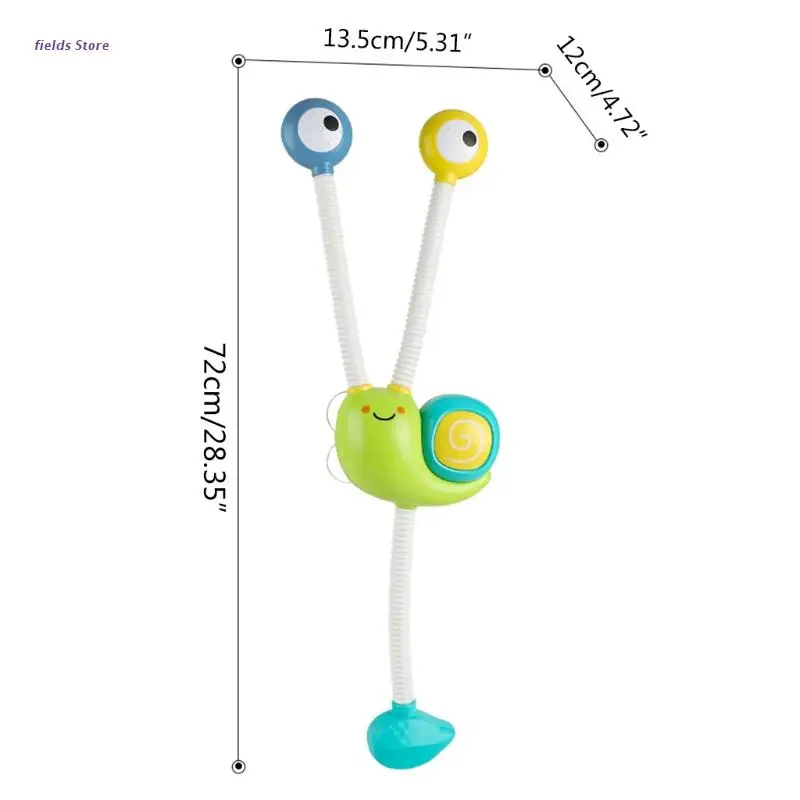 

Water Spray Squirt Swimming Pool Toys Bath Playing Toy Cartoon Shower Head Rose Shower Toys Snail Shower Bathtub Toy