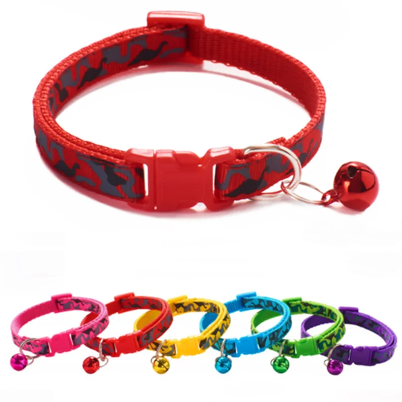 1 шт. ошейник для собаки с камуфляжным принтом Регулируемый питомца кошки щенка