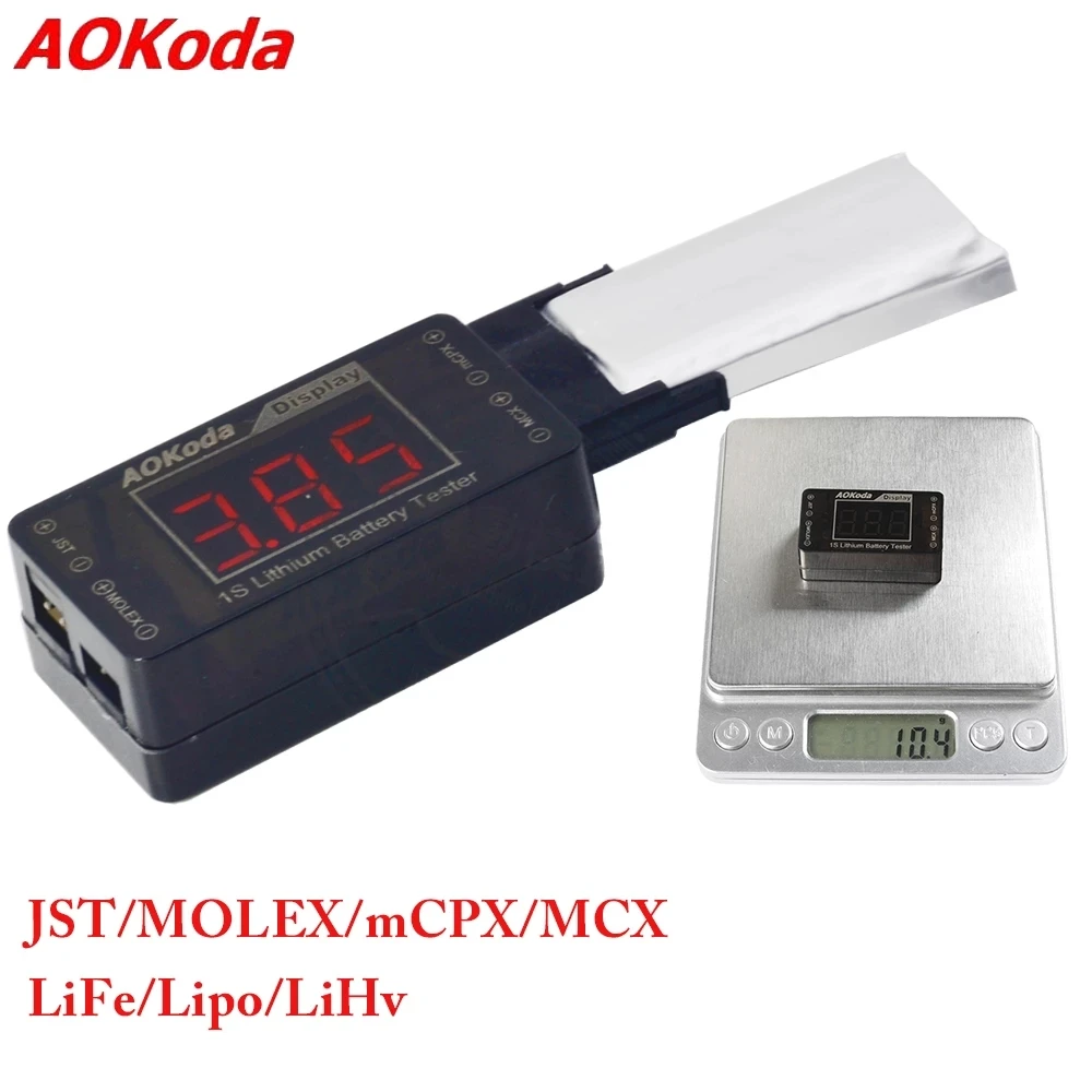 AOKoda AOK-041 1S индикатор тестирования литий-полимерных/живых/литий-ионных
