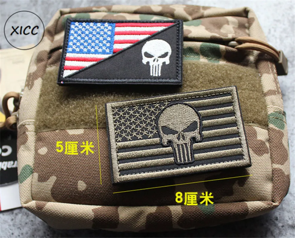 Вышитые военные патчи на липучке США Дельта фанаты армии наружные парашюты USAF