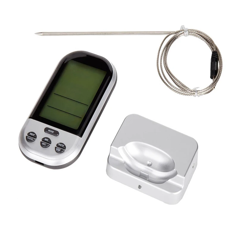 Цифровой беспроводной термометр для духовки мяса барбекю гриль Кухонный