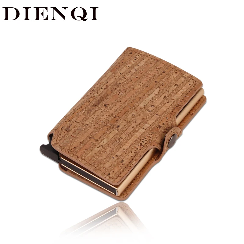 

DIENQI Rfid Card Men Wallets Money Bag Vintage Mini Thin Slim Leather Wallet Short Purse Male Small Magic Vallet portomonee 2020