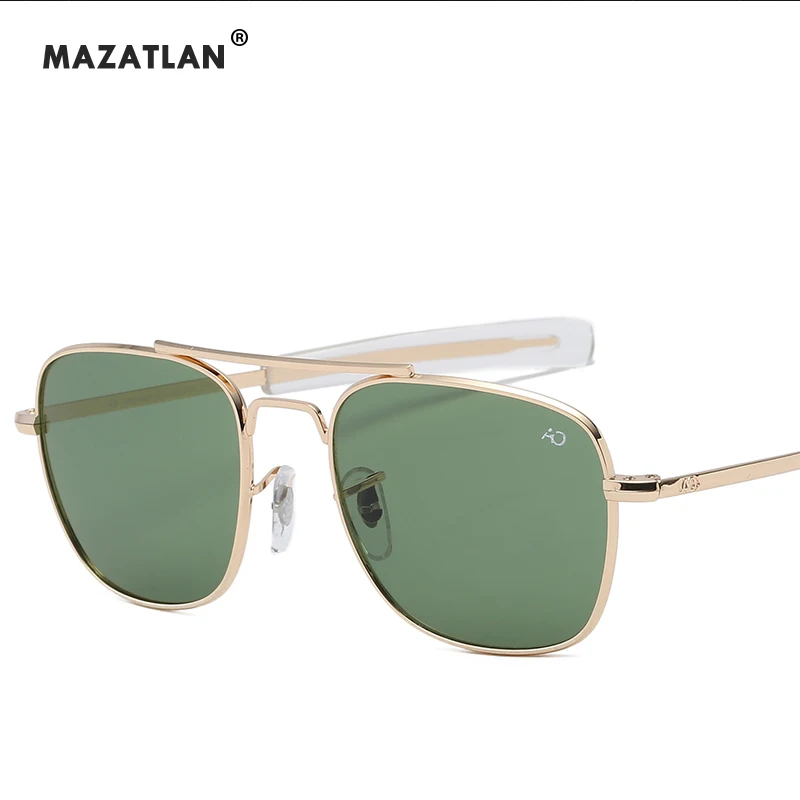 Модные мужские солнцезащитные очки авиаторы Роскошные брендовые дизайнерские es