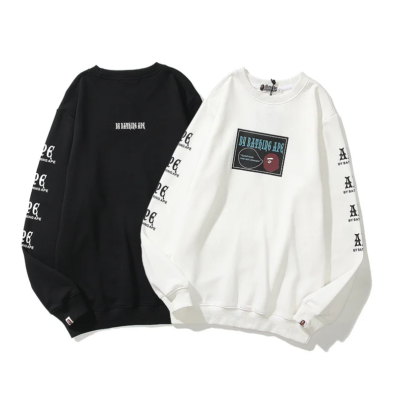 

Fashion brand bape2021 new casual round neck winter sweater for men and women