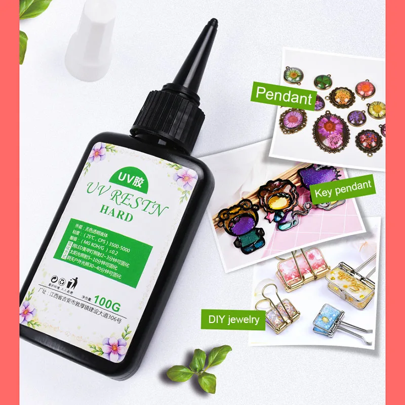 

UV Resin Glue Ultraviolet Curing Solar Cure Sunlight Activated Hard DIY Quick Drying For Jewelry LL@17