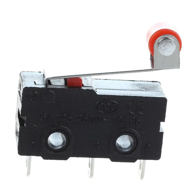 

10 Pcs Mini Micro Limit Switch Roller Lever Arm SPDT Snap Action LOT